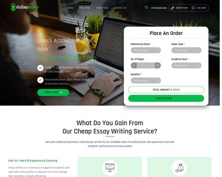 website thubmnail of 8dollaressay