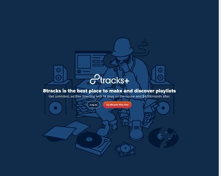 website thubmnail of 8tracks Radio