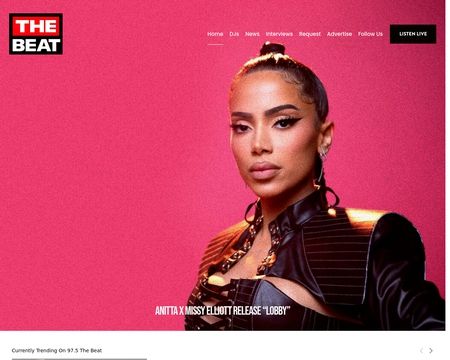 website thubmnail of 975thebeat