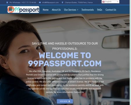 website thubmnail of 99passport