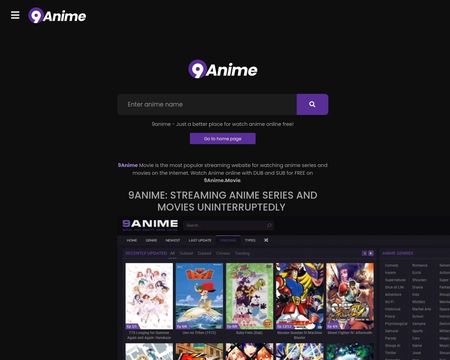 website thubmnail of 9anime.movie