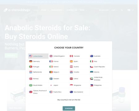 website thubmnail of A-Steroid Shop