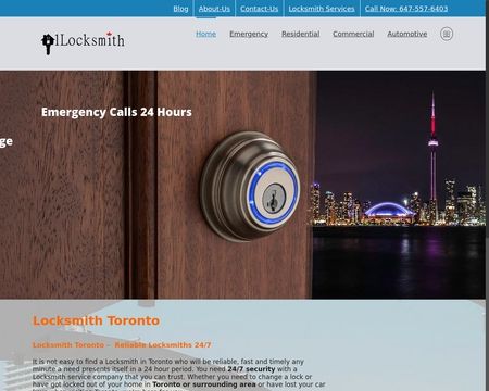 website thubmnail of A1Locksmith Toronto
