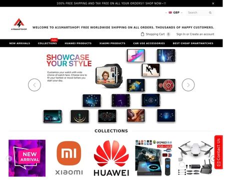 website thubmnail of A1Smartshop