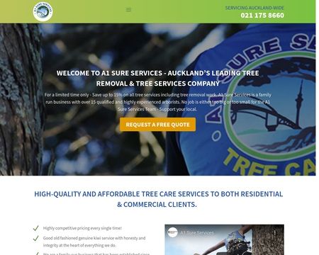 website thubmnail of A1 Sure Services