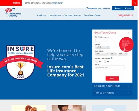 website thubmnail of Aaalife