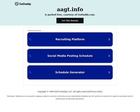 website thubmnail of Aagt.info