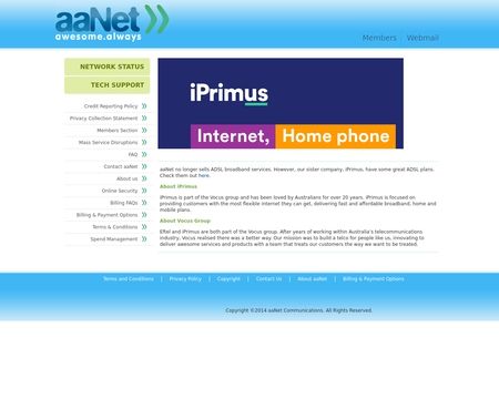 website thubmnail of Aanet.com.au