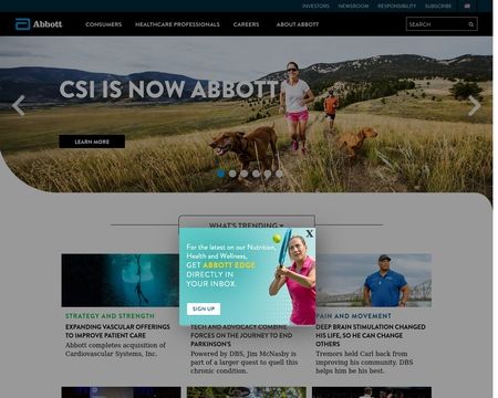 website thubmnail of Abbott Laboratories