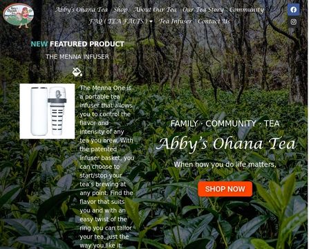 website thubmnail of Abbysohanatea