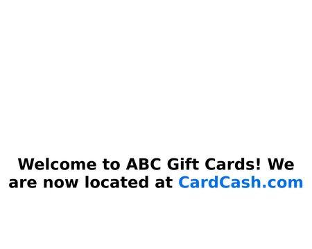 website thubmnail of ABC Gift Cards