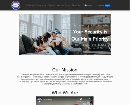 website thubmnail of ABF Security > Home