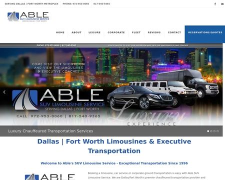website thubmnail of AbleLimousine