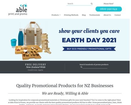 website thubmnail of Ableprintandpromo.co.nz