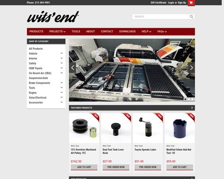 website thubmnail of Absolute-wits-end