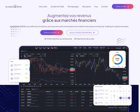 website thubmnail of Academia Trade