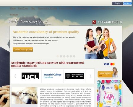 website thubmnail of Academic-paper.co.uk