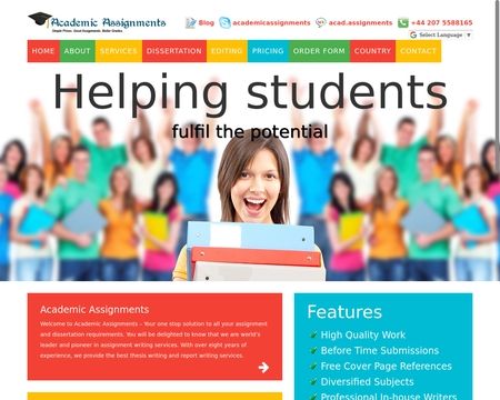 website thubmnail of Academicassignments