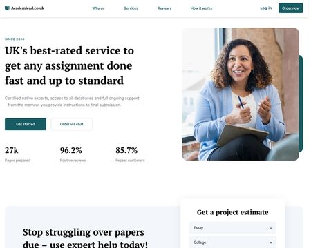 website thubmnail of Academlead.co.uk