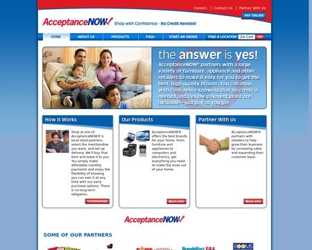 website thubmnail of AcceptanceNow
