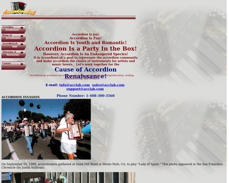 website thubmnail of AccordionLab