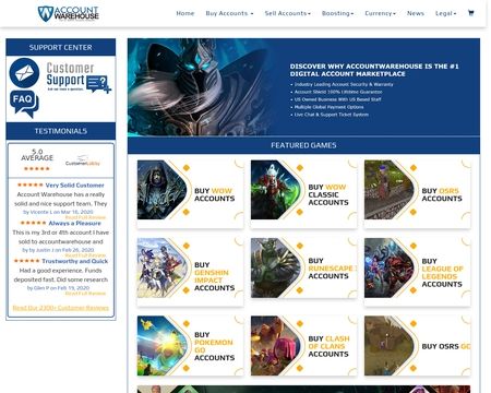 website thubmnail of Account Warehouse