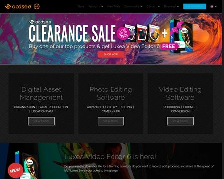website thubmnail of ACDSee Photo Software