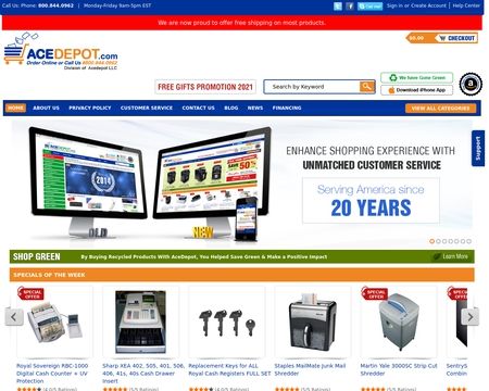 website thubmnail of AceDepot