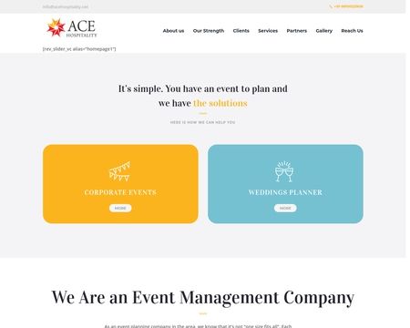 website thubmnail of Ace Hospitality