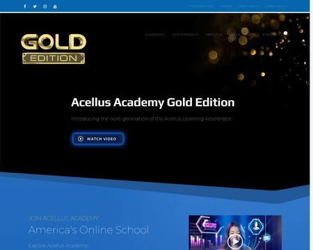 website thubmnail of Acellus Academy