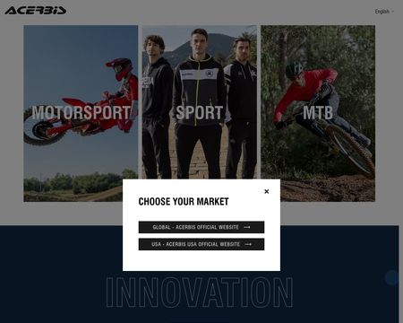 website thubmnail of Acerbis