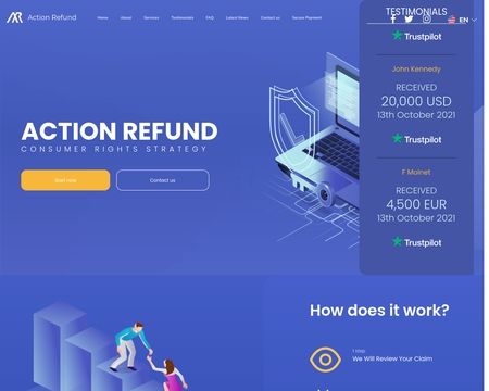 website thubmnail of Action Refund