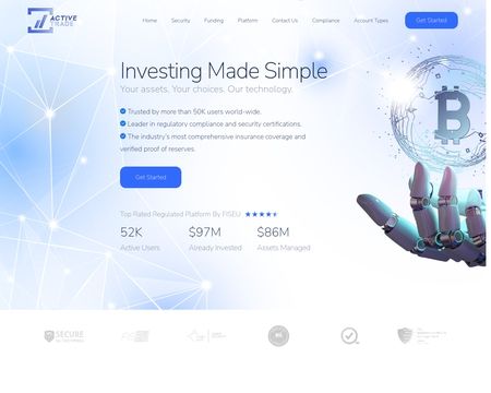 website thubmnail of Active Trade