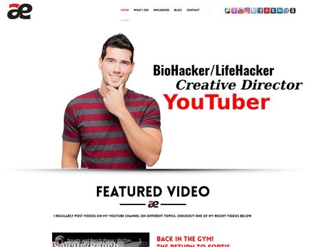 website thubmnail of Adam Evans