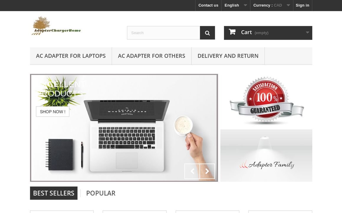 website thubmnail of AdapterChargerStore