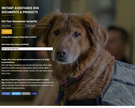 ADA Assistance Dog Registry