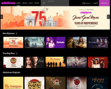 website thubmnail of Addatimes