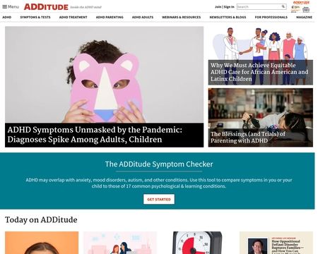 website thubmnail of ADDitude
