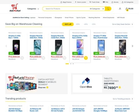 website thubmnail of Addmecart