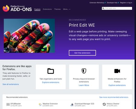 Add-ons for Firefox