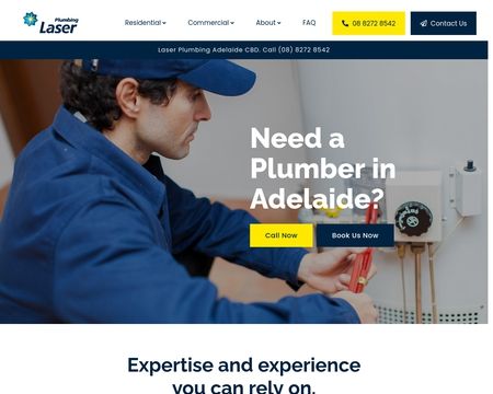 website thubmnail of Adelaidecbd.laserplumbing.com.au