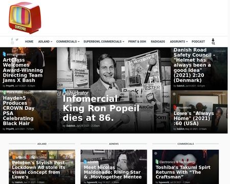 website thubmnail of Adland