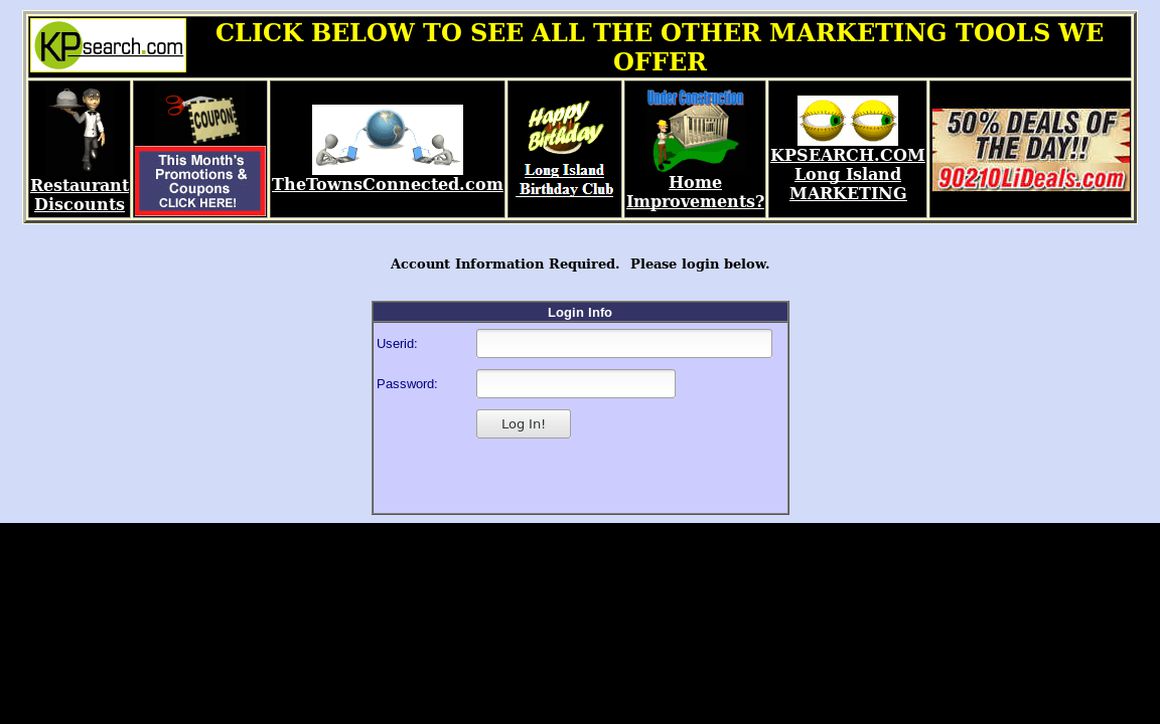 website thubmnail of Admin.kpsearch