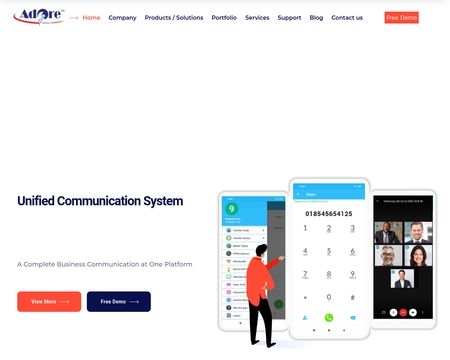 website thubmnail of Adore Infotech Pvt Ltd