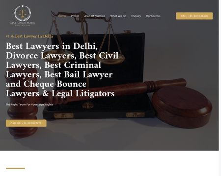 website thubmnail of Ajay Malik Advocate