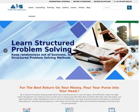 website thubmnail of Advance Innovation Group