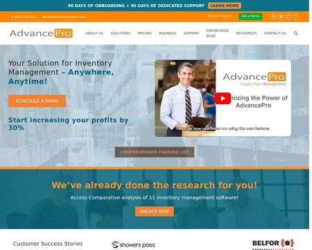 website thubmnail of Advance Pro