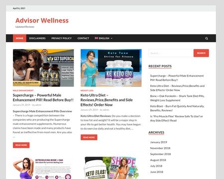 website thubmnail of Advisorwellness.org