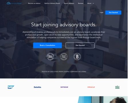 website thubmnail of AdvisoryCloud