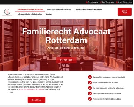 website thubmnail of Advocaat Familierecht Rotterdam